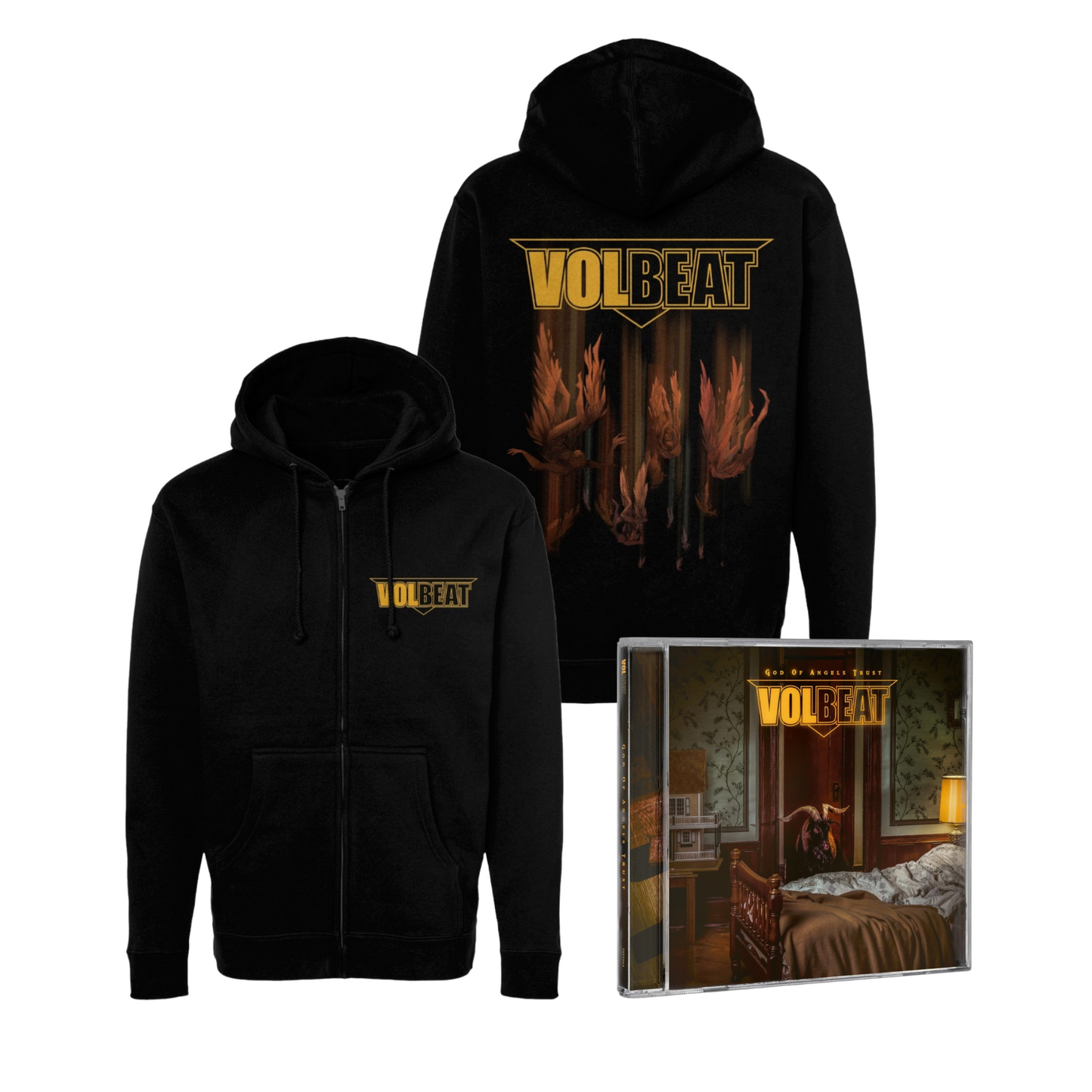 Pre-Order - Release am 06.06.2025 - God Of Angels Trust CD + Falling Angels Zipper