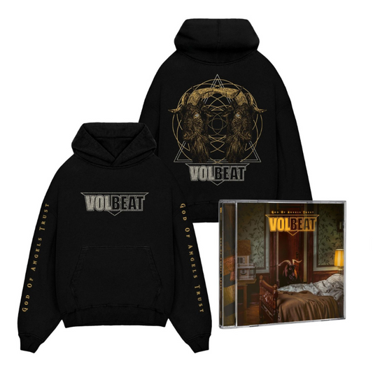 Pre-Order - Release on June 6th, 2025 - God Of Angels Trust CD + Hoodie